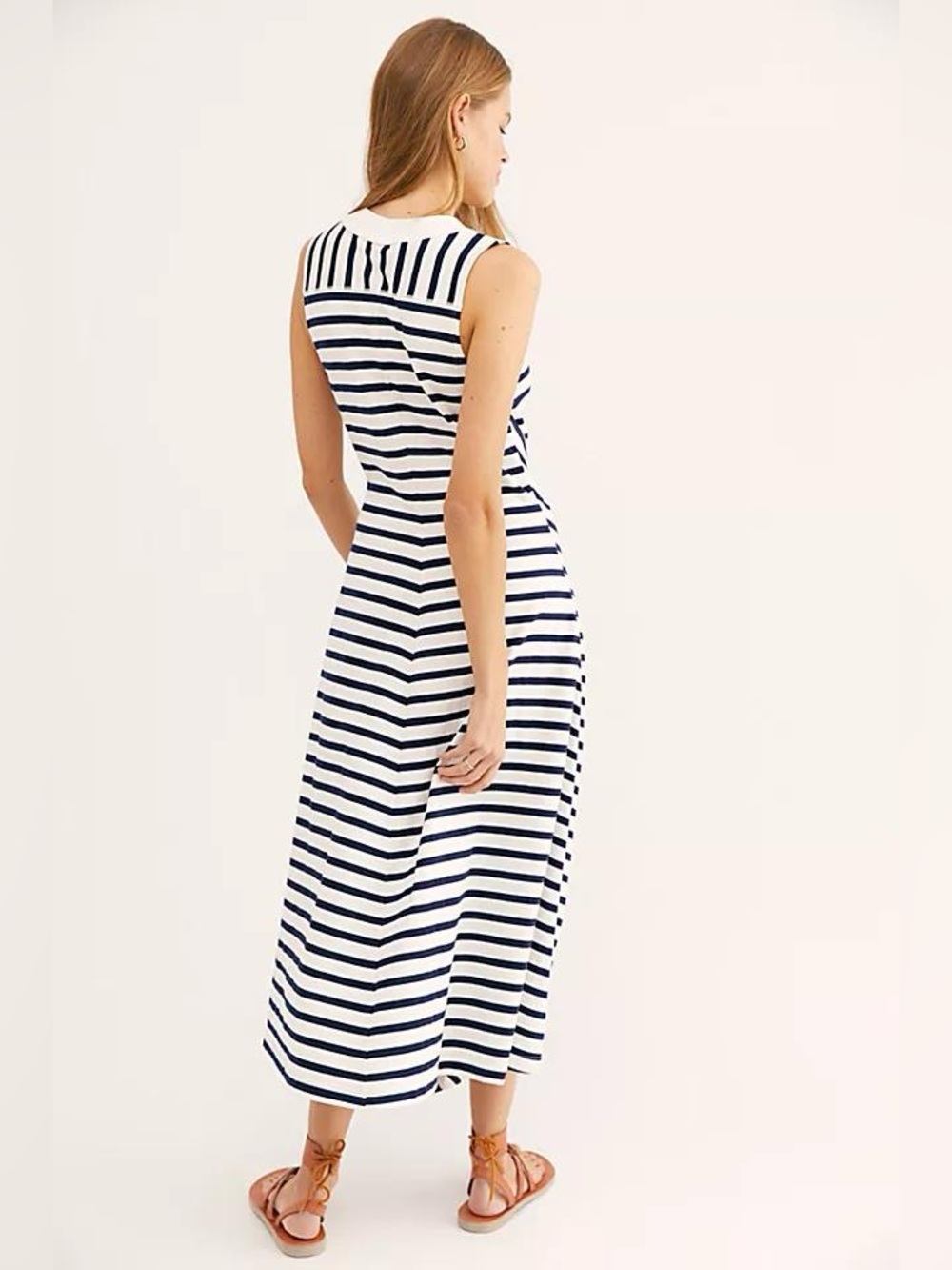 Free People Beach Capri Midi Dress Striped - Picture 7 of 8